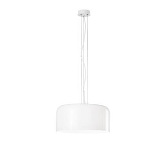 Luce-Ambiente-Design Luz de techo de vidrio blanco 40 cm
