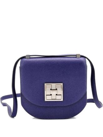 Herm&egrave;s Mosaique au 24 Bag Epsom 17 crossbody bag - women - Calf Leather - One Size - Blue