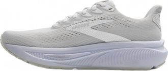 Brooks Womens Ghost 17 Running Shoe In White/white/grey