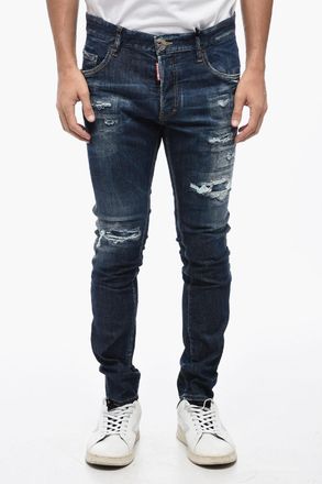 Dsquared2 Jeans Distressed SUPER TWINKY with Visible Seams 15cm Dsquared2