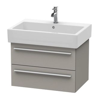 Duravit Duravit X-large Mueble De Pared 6342, 2 Cajones, 650mm Para Vero, Color (frente/cuerpo): Terra Mate - Xl634201414