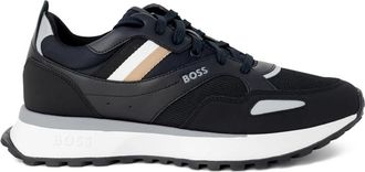 HUGO BOSS Sneakers - Heren - Sneakers - Zwart - 44 EU - Leer - Schoenen