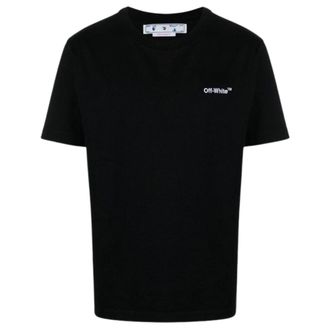 Off-white Mens For All Slim Fit Black T-Shirt Cotton - Size X-Small