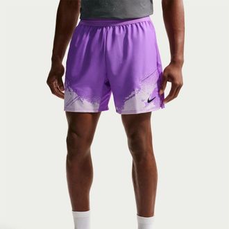 Nike Heren Court Shorts (Violet/zwart)