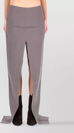 Rick Owens high waist long skirt slits