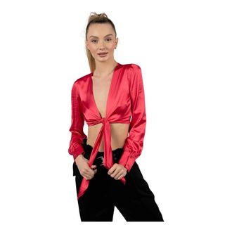 Patrizia Pepe Mujer, Blusas y Camisas, Rojo, Talla: S