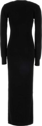 Entire studios Womens Black Knit Dress Viscose