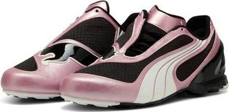 Puma V.S1 Metallic Soccer Sneaker in Puma Black/Poised Pink at Nordstrom, Size 9.5