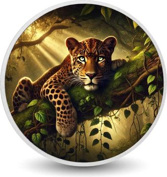 OEM Moneda De Plata Ojos Esmeralda De La Jungla