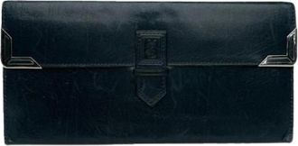 Saint Laurent Pre-owned Canvas Portemonnee - Dames - Vintage Accessoires - Zwart - ONE Size - Vintage