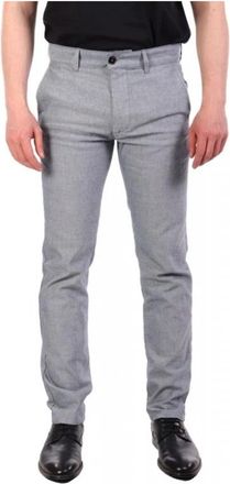 HUGO BOSS Slim Chino - Heren - Chinos - Blauw - W35 - Katoen - Broeken
