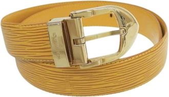 Louis Vuitton Pre-owned Vintage Standard belt - - Pre-owned - Uomo - Giallo - ONE SIZE
