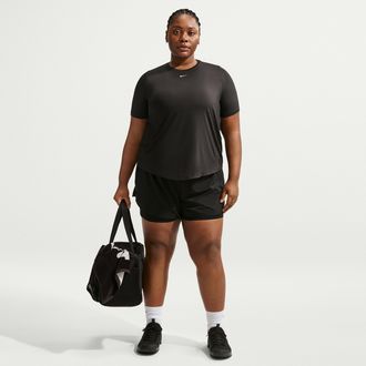 Nike Womens Dri-FIT One High-Waisted 3 2-in-1 Shorts (Plus Size) in Black | FB3222-011