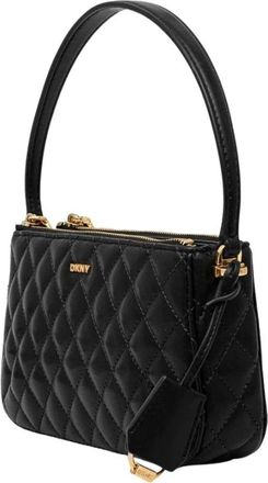 DKNY Trina DZ Crossbody - Dames - Mini tas - Zwart - ONE Size - Leer - Tassen