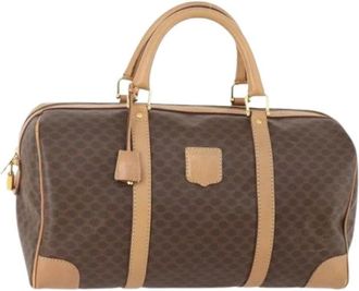Celine Pre-owned Weekend Bags, female, Brown, Size: ONE SIZE Pre-owned Vintage Boston Bag