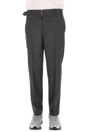 Officine G&eacute;n&eacute;rale Hoche Wool-Silk-Linen Straight Pants
