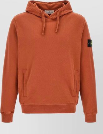 Stone Island cotton hooded jacket