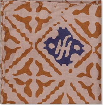 Friendly Hunting Bedrucktes Seidentwill-Tuch Eye Of Marrakesh