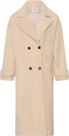 Tiffany & Co. Lange Jas in Licht Creme - Dames - Mantel - Beige - S/M - Jassen