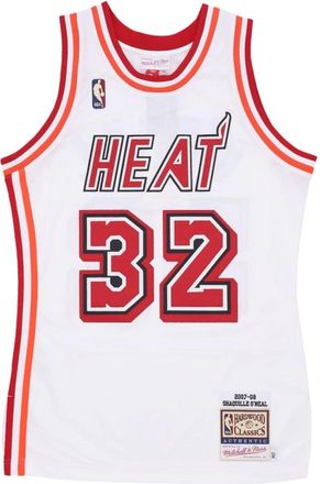 Mitchell & Ness Shaquille ONeal Basketbalshirt - Heren - Fitness - Wit - M - Polyester - Fitness