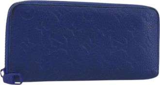 Louis Vuitton Pre-owned Canvas Portemonnee - Dames - Vintage Accessoires - Blauw - ONE Size - Vintage