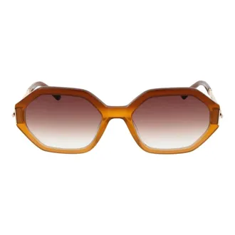 Sandro Rechthoekige zonnebril - Dames - Accessoires - Bruin - Maat: ONE Size