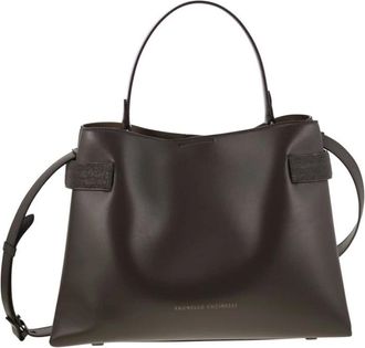 Brunello Cucinelli Tassen, Dames, Bruin, ONE Size, Handbags