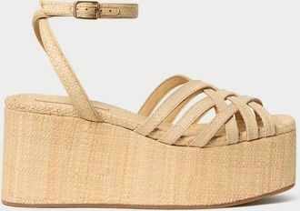 Loeffler Randall Womens Channing Platform Sandal In Natural