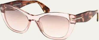 Tom Ford Cara Acetate Cat-Eye Sunglasses