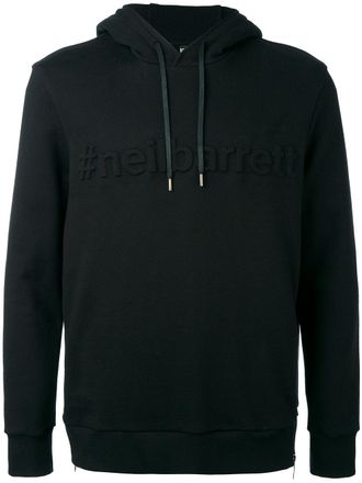 Neil Barrett Felpa con motivo goffrato - Nero