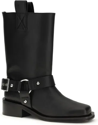 Ganni Womens Biker Boots Black