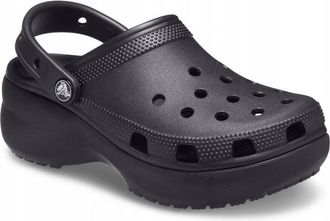 Crocs Classic Plataforma Clog Mujer 206750 W6 I Eu 365 Negro
