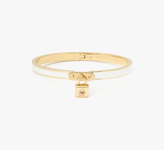 Kate Spade New York Lock And Spade Charm Bangle