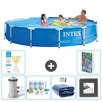 Intex Piscina Con Estructura Redonda - 366x76 Cm - 7-piezas S233