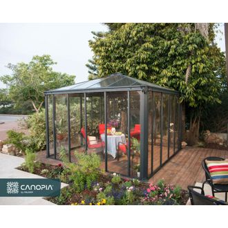 Canopia by Palram Canopia Ledro Cenador Cerrado De Aluminio 3.6x3.6 M