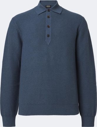 Ermenegildo Zegna Cashmere polo sweater
