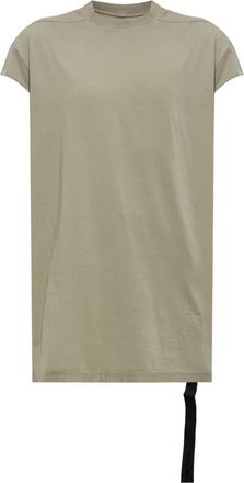 Rick Owens T-shirt met decoratieve band - Heren - T-shirts - Beige - XL - Katoen - Tops