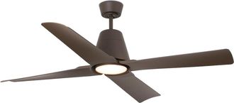 Faro Barcelona Ventilador con luz abs PVC y sintético 127cm