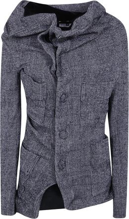 Junya Watanabe Wool Nylon Stretch Jacket - Heren - Blazers - Grijs - M - Nylon - Jassen