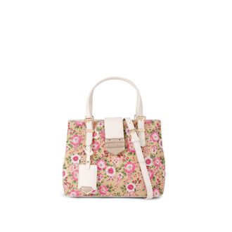 Carvela Womens Maria Mini Flower Bag - Pink Fabric - One Size