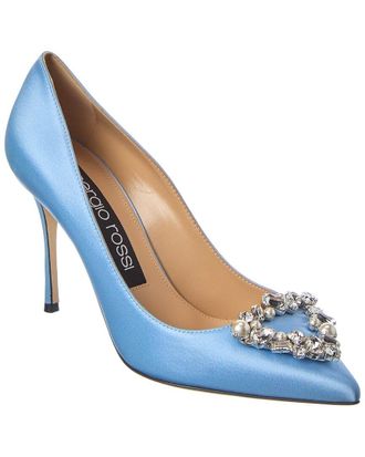 Sergio Rossi Godiva Precious Satin Pump