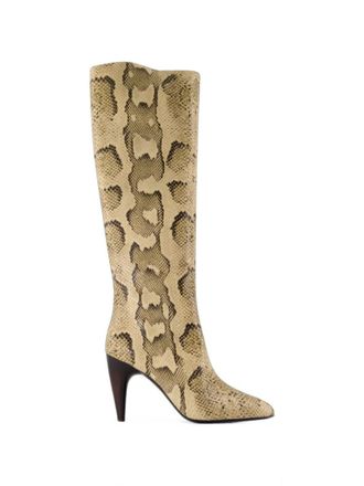 Isabel Marant Beige Leather Heel Boots