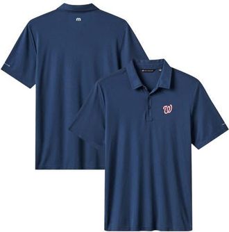 Travis Mathew Mens TravisMathew Navy Washington Nationals Playoff Pitch Tri-Blend Polo at Nordstrom, Size Large