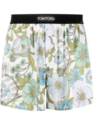 Tom Ford Boxer a fiori - Toni neutri