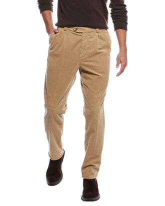 Brunello Cucinelli Pleated Leisure Fit Corduroy Pant
