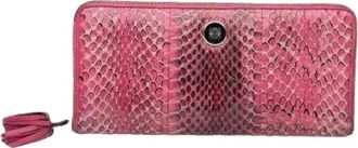 Loewe Pre-owned Vintage Portemonnee - Dames - Vintage Accessoires - Roze - ONE Size - Leer - Vintage