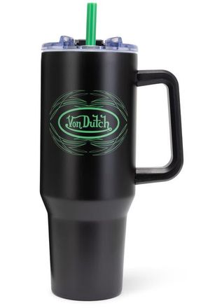 Von Dutch 40oz Double Walled Insulated Stainless Steel Tumbler in Venom Stripe at Nordstrom