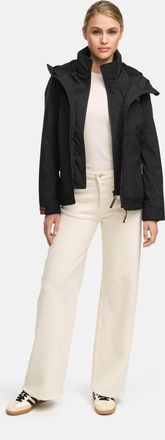 Marikoo dames tussenjas Erdbeere met dubbele kraag & fleecevoering