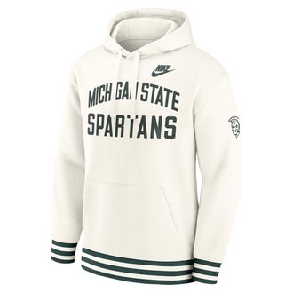 Nike Michigan State Legacy Nike Mens College Pullover Hoodie in Brown | 02K30G1YMSV-RZ7