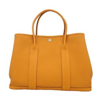 Herm&egrave;s Brown Negonda Leather Tote Bag (Pre-Owned)